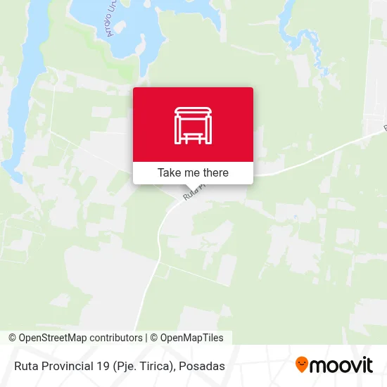 Ruta Provincial 19 (Pje. Tirica) map
