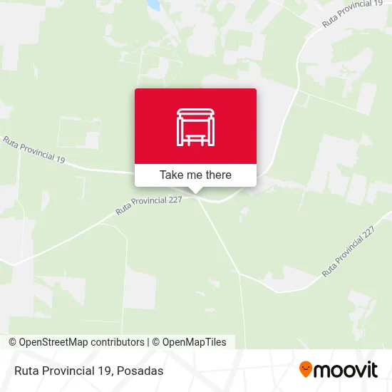 Mapa de Ruta Provincial 19
