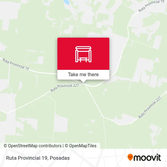 Mapa de Ruta Provincial 19