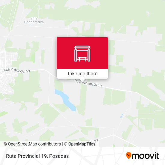 Mapa de Ruta Provincial 19