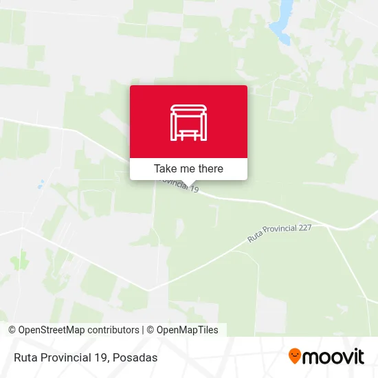 Mapa de Ruta Provincial 19