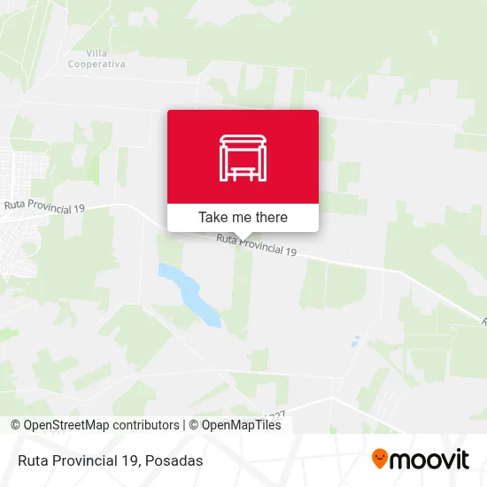 Mapa de Ruta Provincial 19