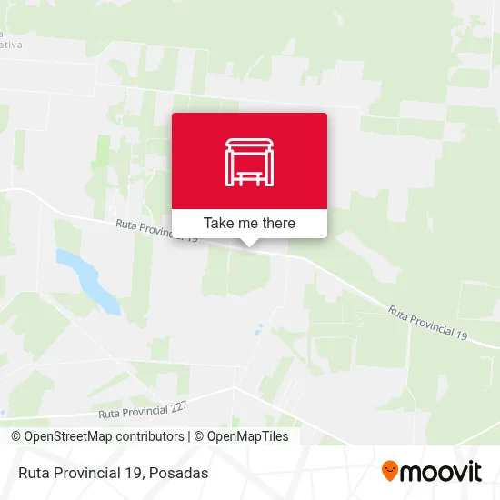 Mapa de Ruta Provincial 19