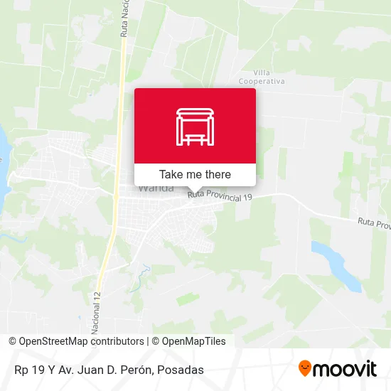 Rp 19 Y Av. Juan D. Perón map