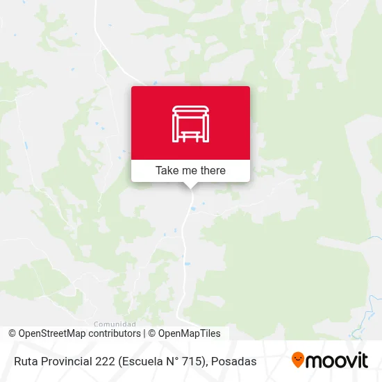 Ruta Provincial 222 (Escuela N° 715) map