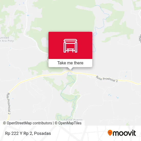 Mapa de Rp 222 Y Rp 2