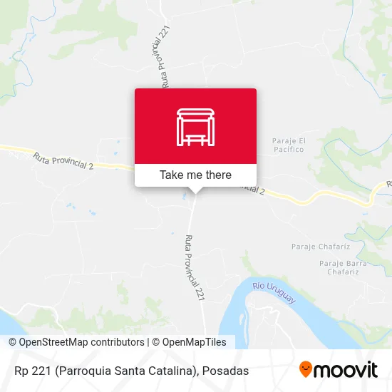 Rp 221 (Parroquia Santa Catalina) map