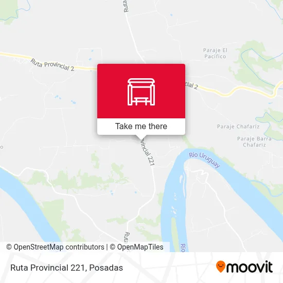 Mapa de Ruta Provincial 221