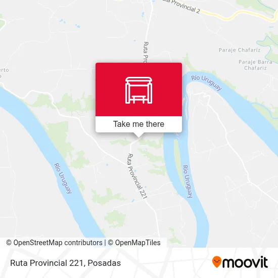Mapa de Ruta Provincial 221
