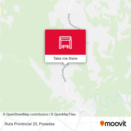Mapa de Ruta Provincial 20