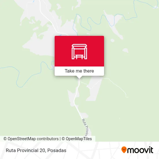 Mapa de Ruta Provincial 20