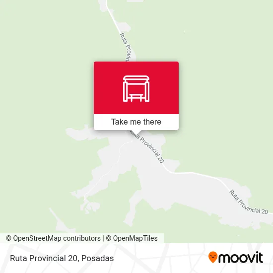 Mapa de Ruta Provincial 20
