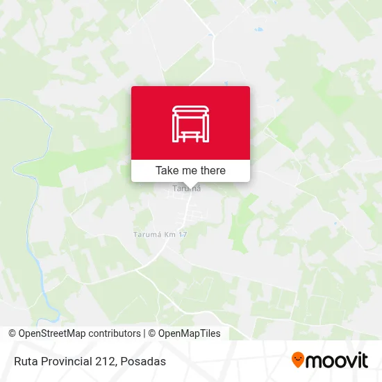 Mapa de Ruta Provincial 212