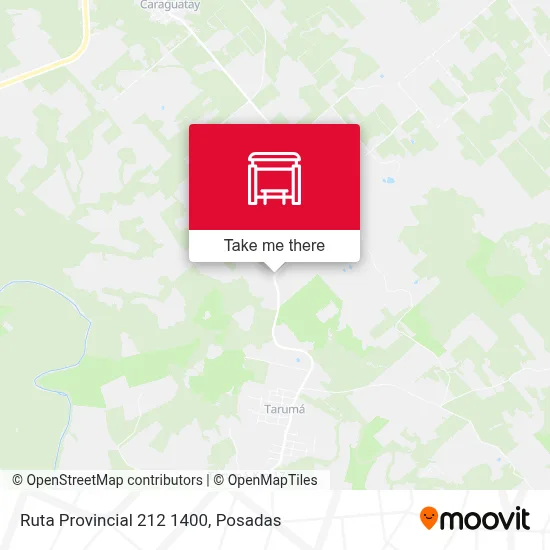 Mapa de Ruta Provincial 212 1400