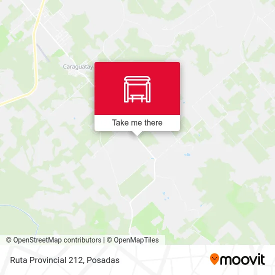 Mapa de Ruta Provincial 212