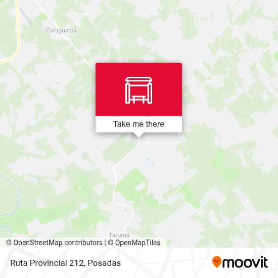 Mapa de Ruta Provincial 212