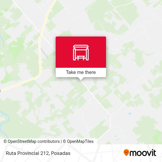 Mapa de Ruta Provincial 212