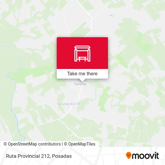 Mapa de Ruta Provincial 212