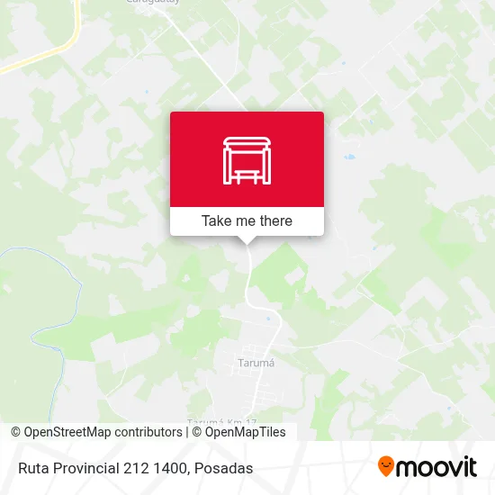 Mapa de Ruta Provincial 212 1400