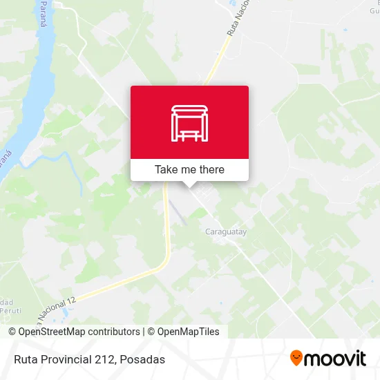 Mapa de Ruta Provincial 212
