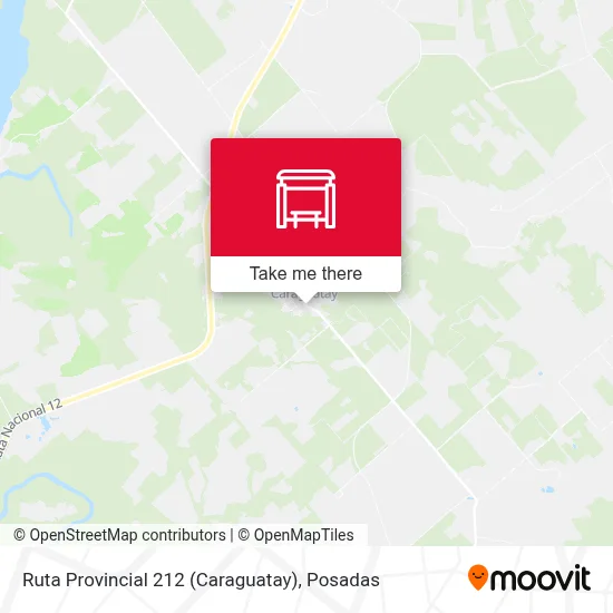 Ruta Provincial 212 (Caraguatay) map