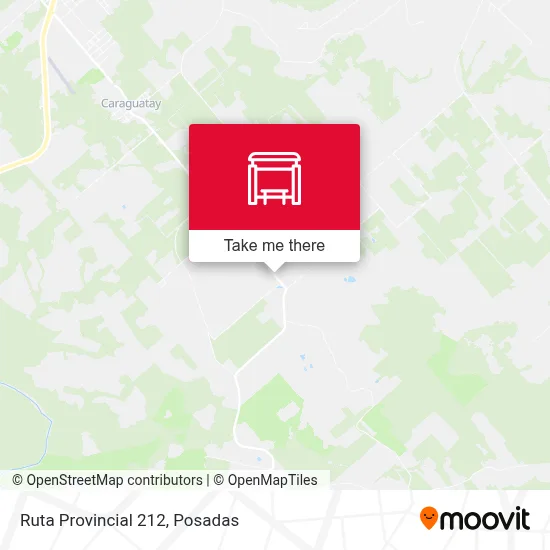 Mapa de Ruta Provincial 212