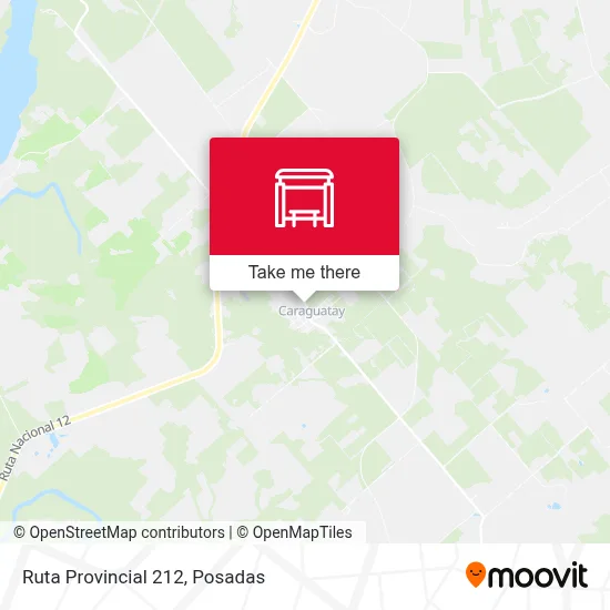 Mapa de Ruta Provincial 212