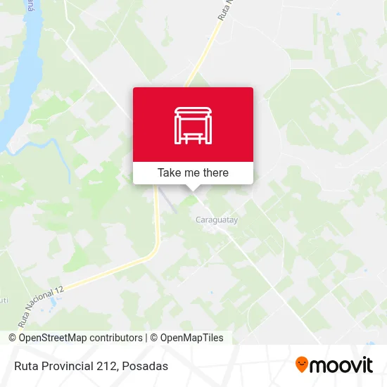 Mapa de Ruta Provincial 212