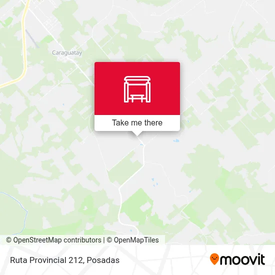 Mapa de Ruta Provincial 212
