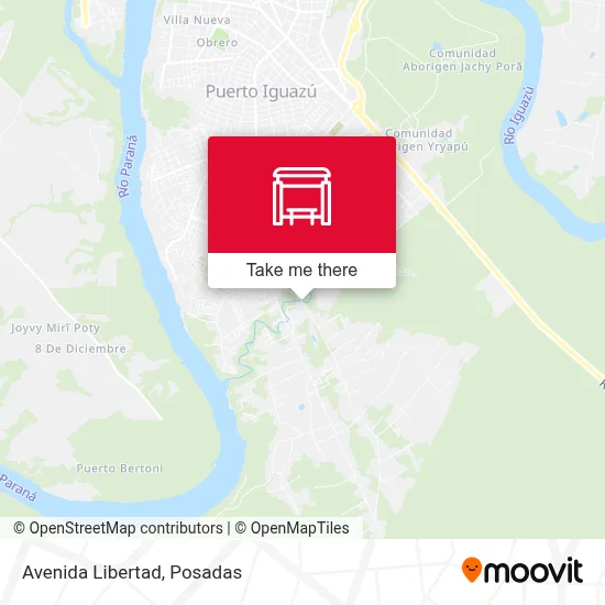 Avenida Libertad map