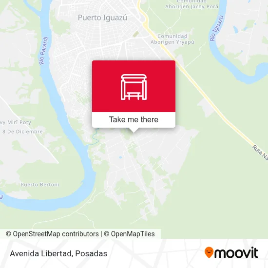 Avenida Libertad map