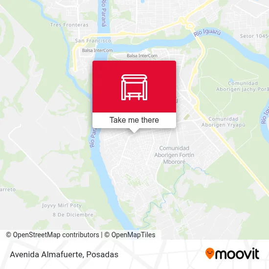Avenida Almafuerte map