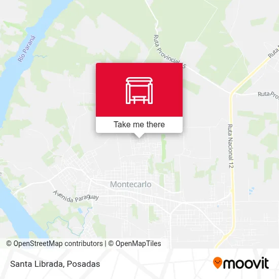 Santa Librada map