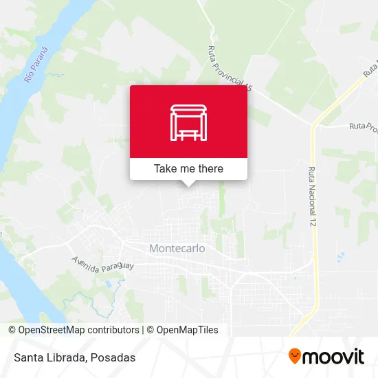 Santa Librada map