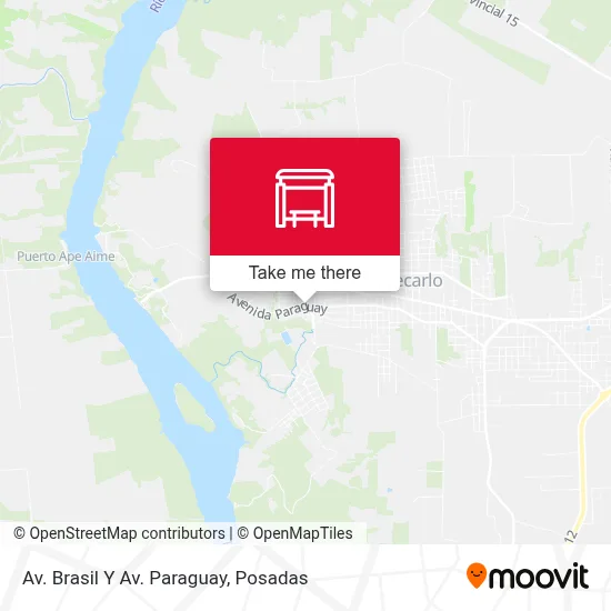 Av. Brasil Y Av. Paraguay map