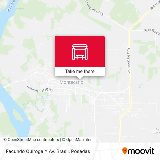 Facundo Quiroga Y Av. Brasil map