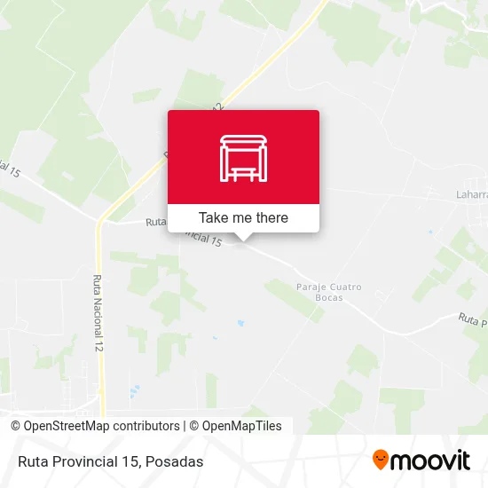 Mapa de Ruta Provincial 15