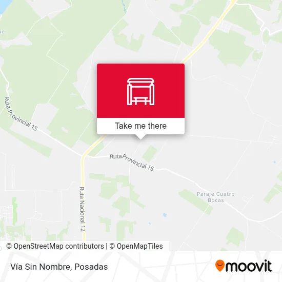 Vía Sin Nombre map
