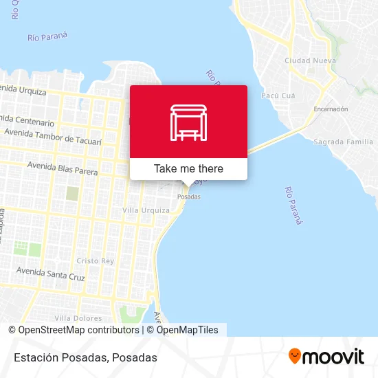 Estación Posadas map