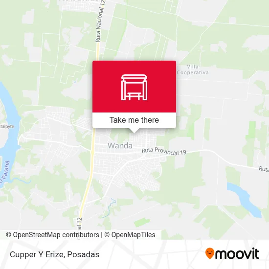 Cupper Y Erize map