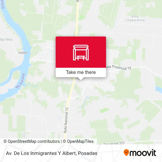 Av. De Los Inmigrantes Y Albert map