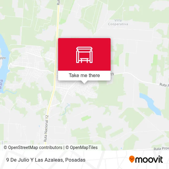 9 De Julio Y Las Azaleas map