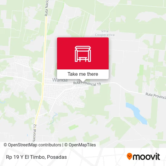 Mapa de Rp 19 Y El Timbo