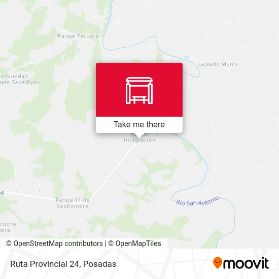Mapa de Ruta Provincial 24