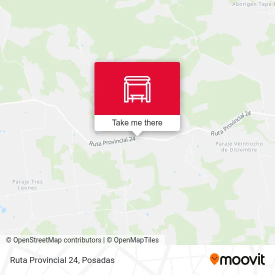 Mapa de Ruta Provincial 24