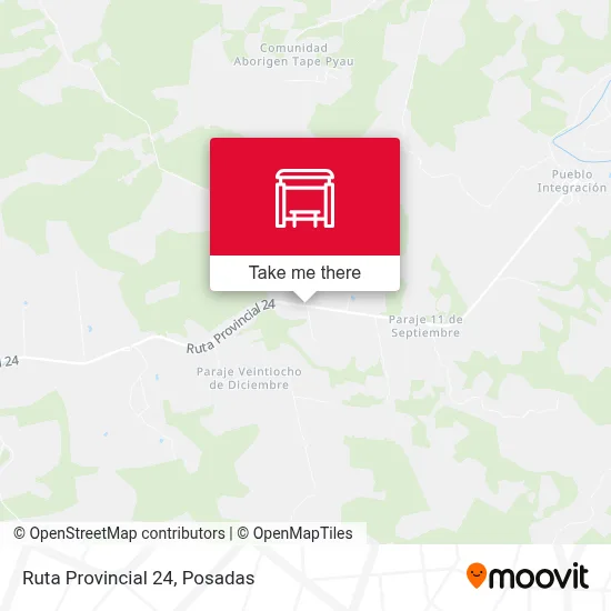 Mapa de Ruta Provincial 24