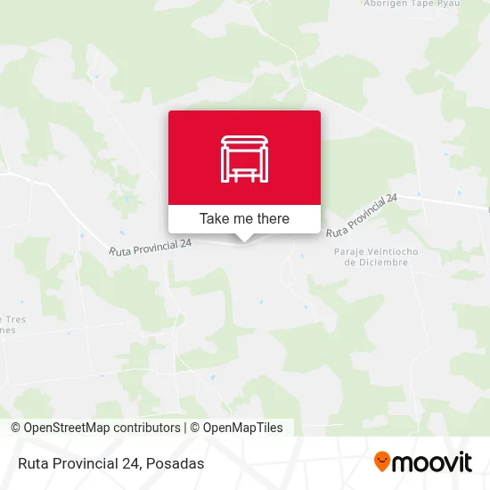 Mapa de Ruta Provincial 24