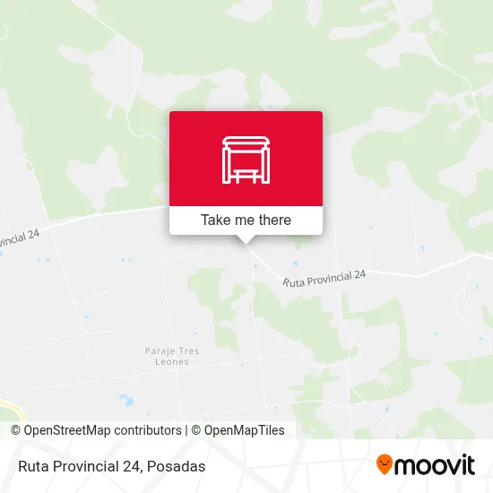Mapa de Ruta Provincial 24