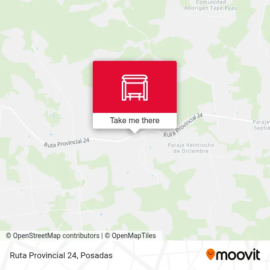 Mapa de Ruta Provincial 24