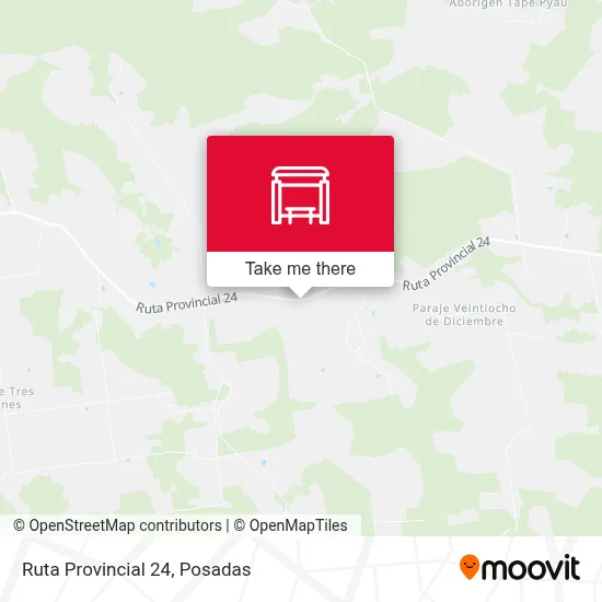 Mapa de Ruta Provincial 24